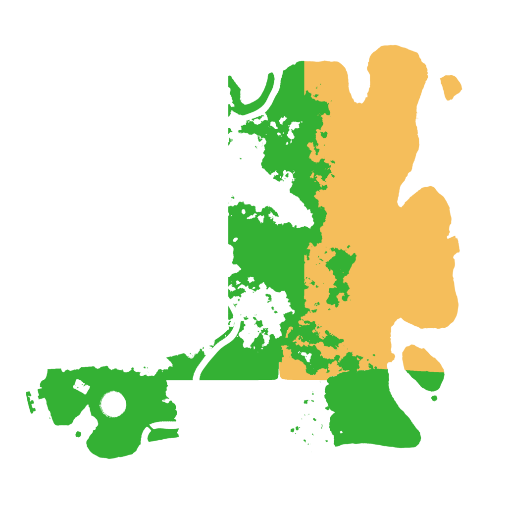 Biome Rust Map: Procedural Map, Size: 3500, Seed: 20211031