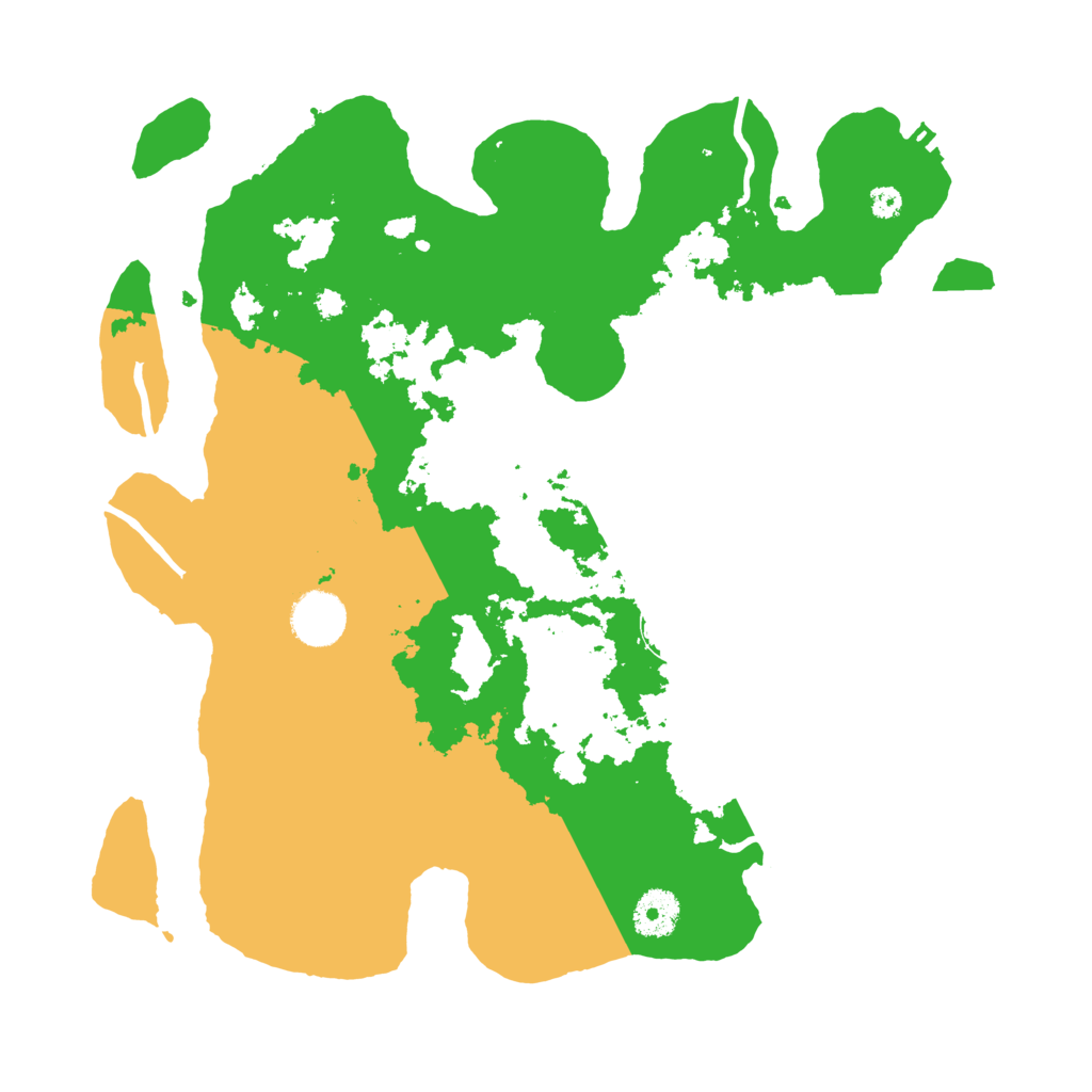 Biome Rust Map: Procedural Map, Size: 3500, Seed: 373932853