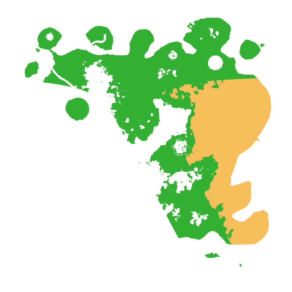 Biome Rust Map: Procedural Map, Size: 3500, Seed: 15950