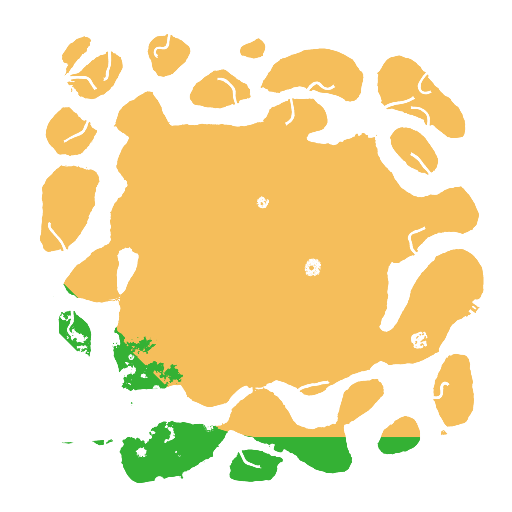 Biome Rust Map: Procedural Map, Size: 4500, Seed: 2013