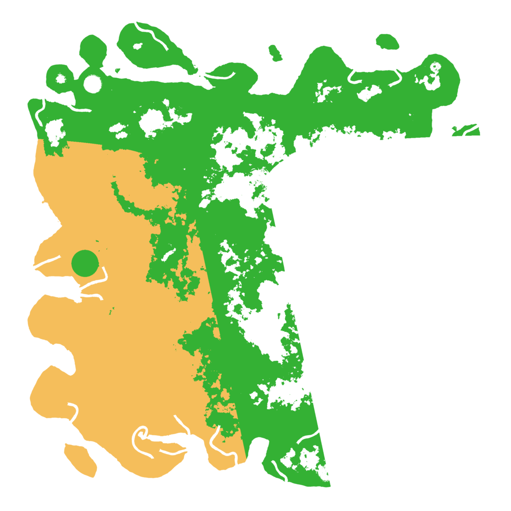 Biome Rust Map: Procedural Map, Size: 5000, Seed: 50818