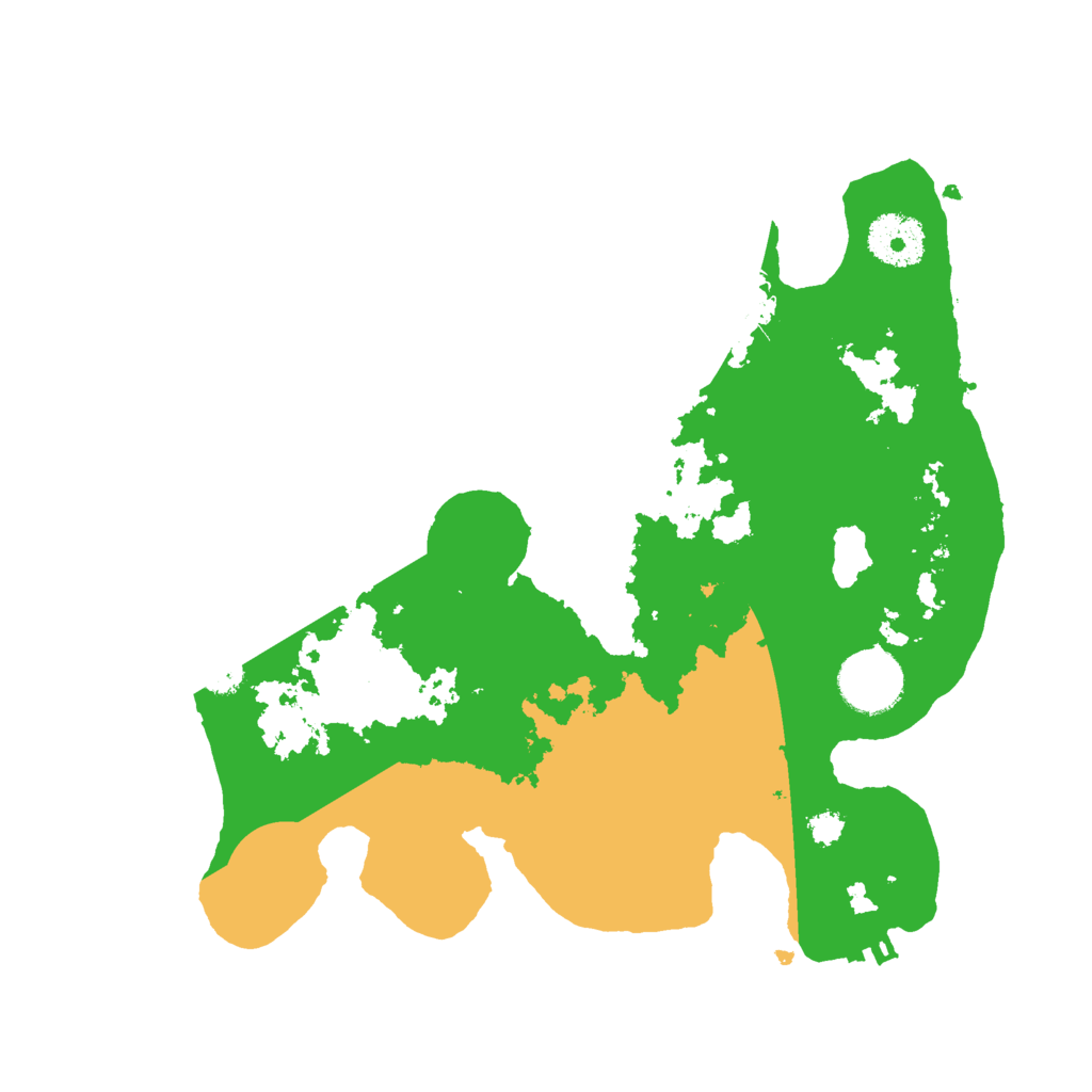 Biome Rust Map: Procedural Map, Size: 3000, Seed: 452044