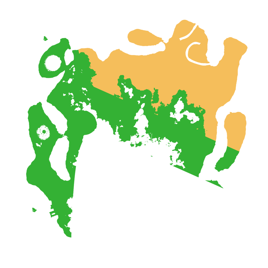 Biome Rust Map: Procedural Map, Size: 3000, Seed: 6142