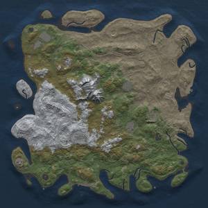 Thumbnail Rust Map: Procedural Map, Size: 5000, Seed: 511, 18 Monuments