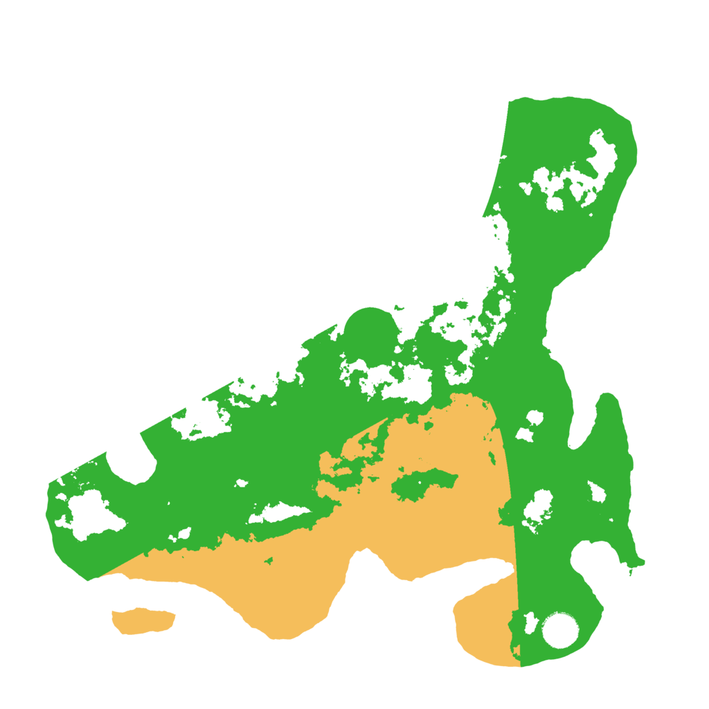 Biome Rust Map: Barren, Size: 3500, Seed: 174036753