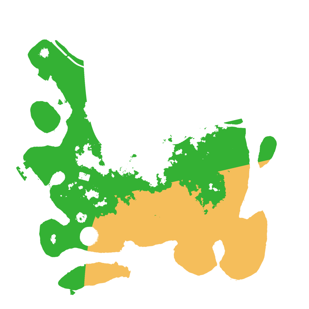 Biome Rust Map: Procedural Map, Size: 3000, Seed: 1221879066