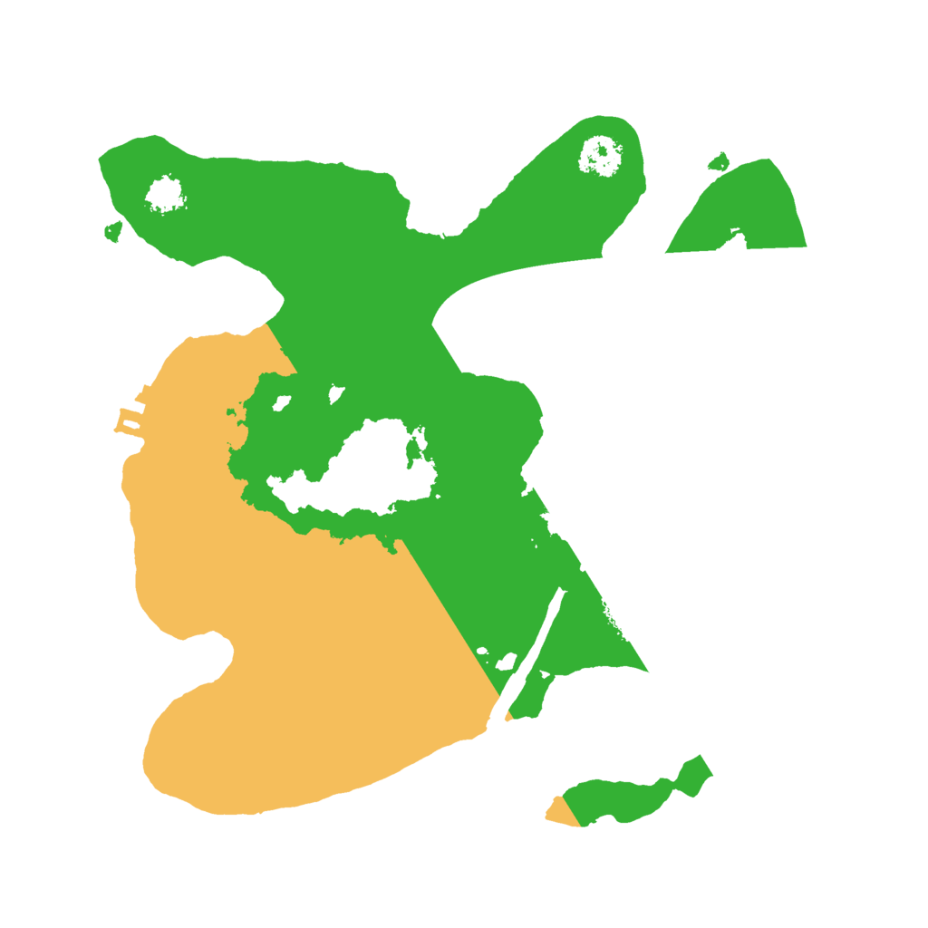 Biome Rust Map: Procedural Map, Size: 2300, Seed: 1874566351