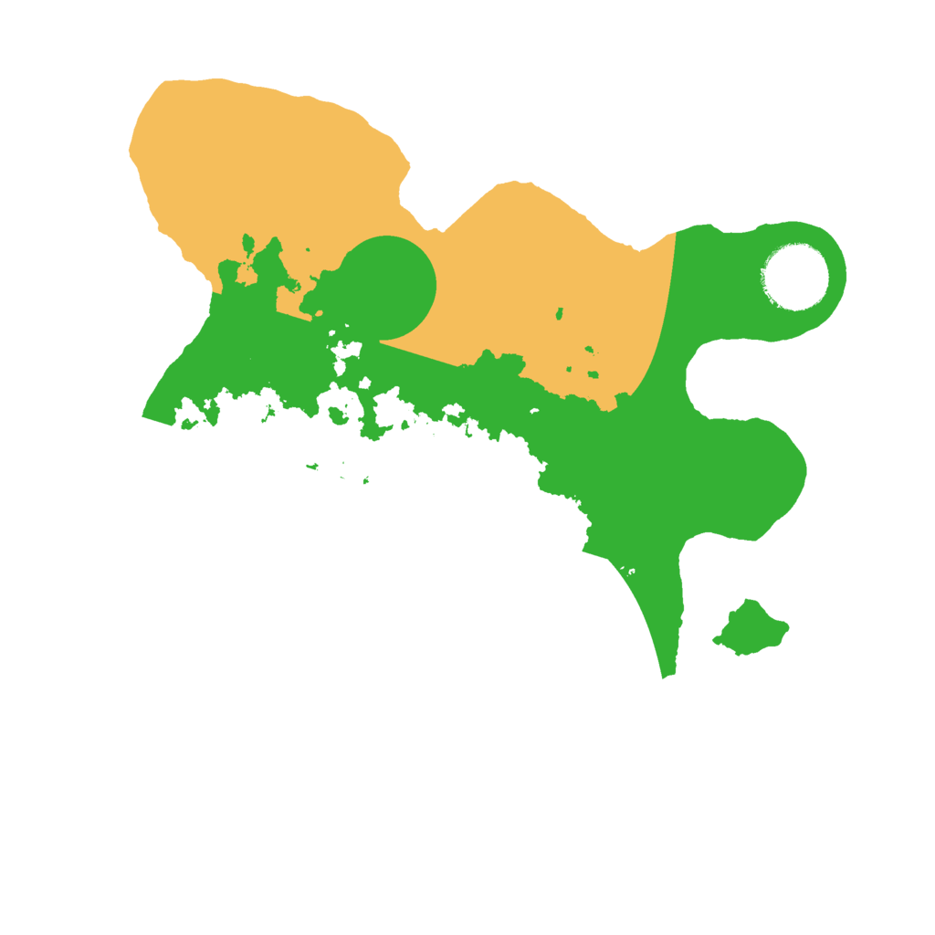 Biome Rust Map: Barren, Size: 2500, Seed: 5421