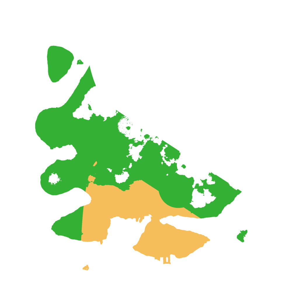 Biome Rust Map: Procedural Map, Size: 2500, Seed: 34302169