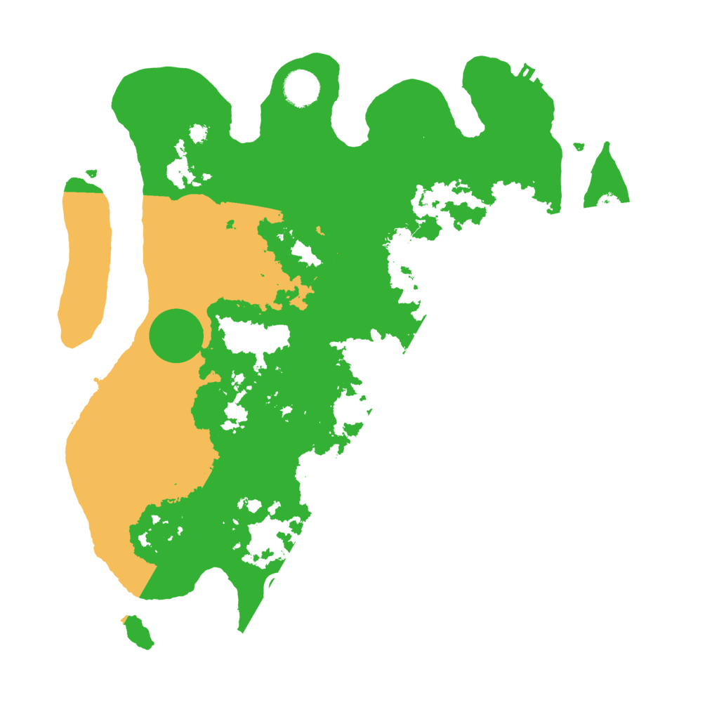 Biome Rust Map: Procedural Map, Size: 3500, Seed: 4652