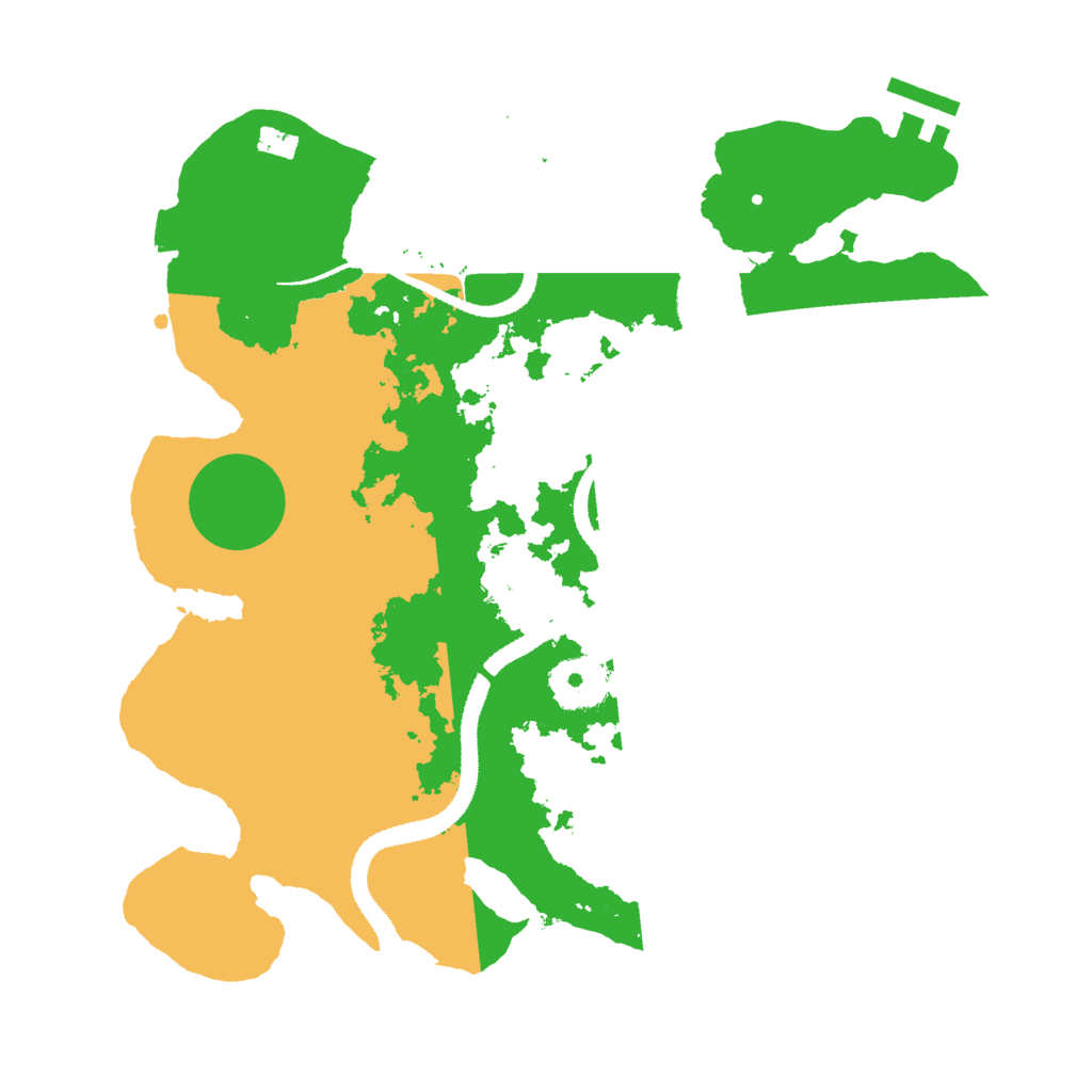 Biome Rust Map: Procedural Map, Size: 3000, Seed: 1518206105
