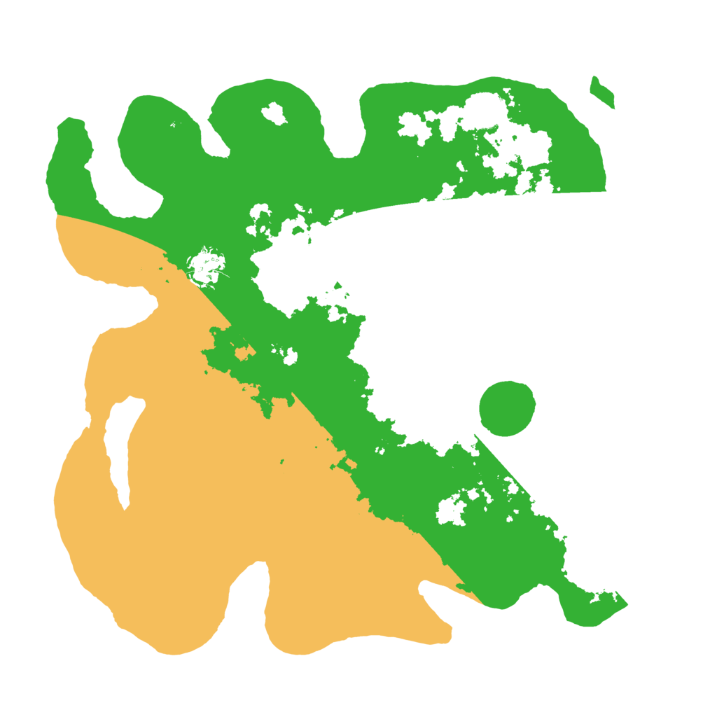 Biome Rust Map: Barren, Size: 3500, Seed: 1862442526