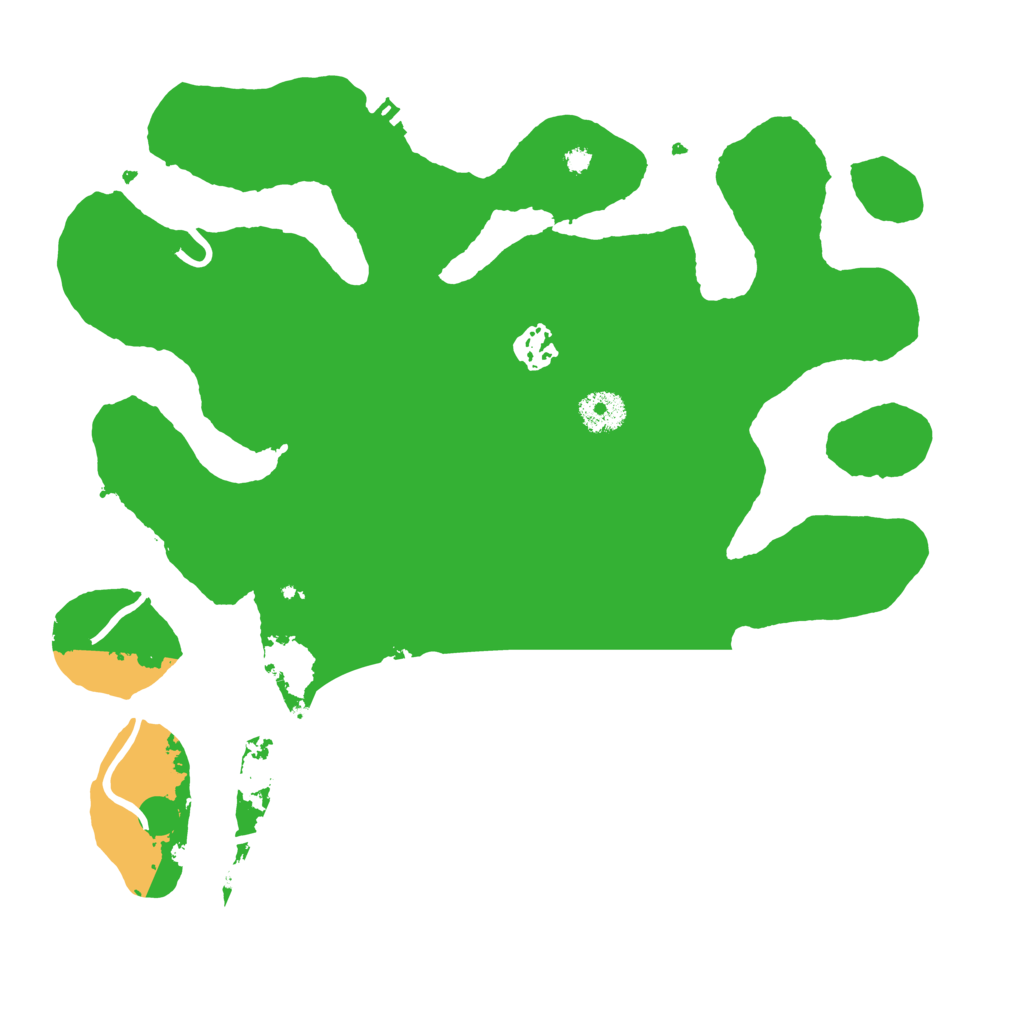 Biome Rust Map: Procedural Map, Size: 3500, Seed: 11210