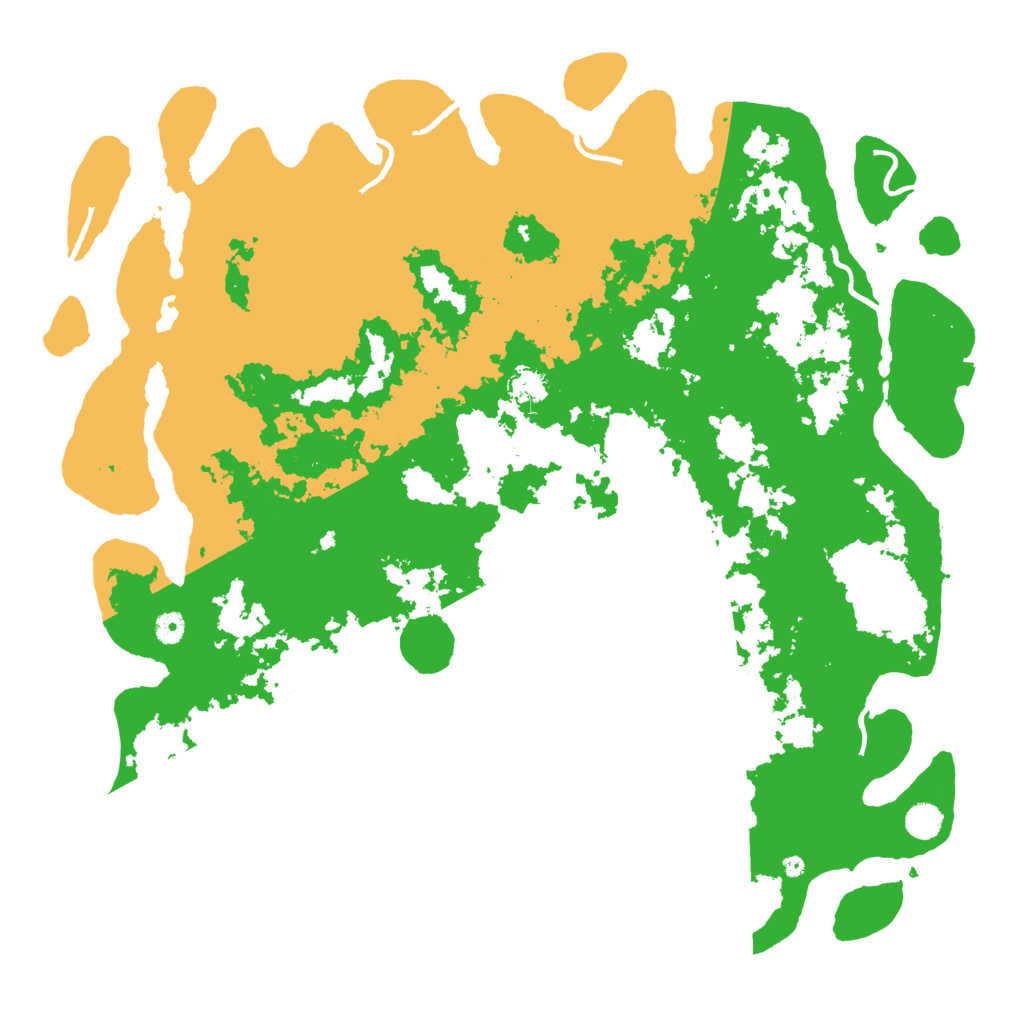 Biome Rust Map: Procedural Map, Size: 5000, Seed: 13213131