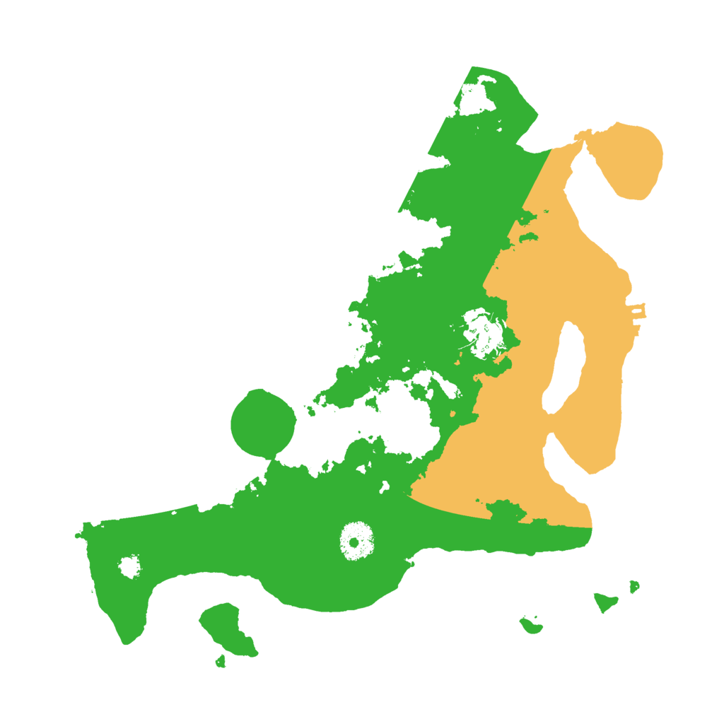 Biome Rust Map: Procedural Map, Size: 3000, Seed: 39325943