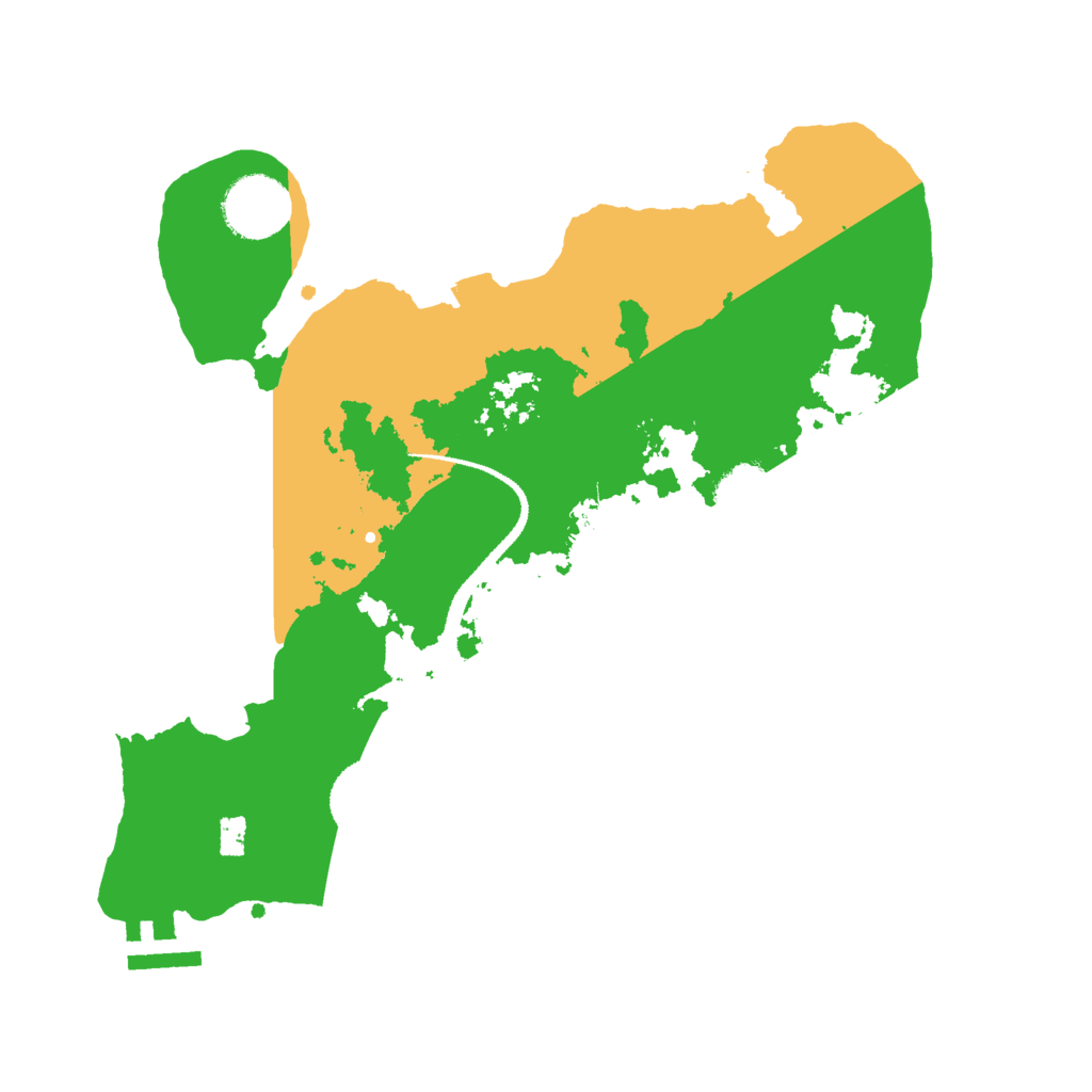 Biome Rust Map: Procedural Map, Size: 3000, Seed: 21313
