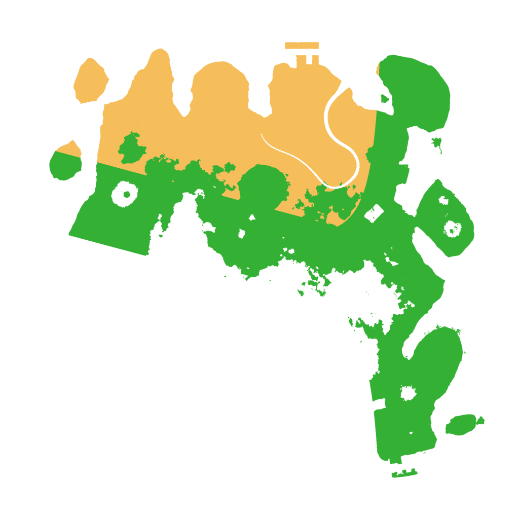 Biome Rust Map: Procedural Map, Size: 3100, Seed: 684013246