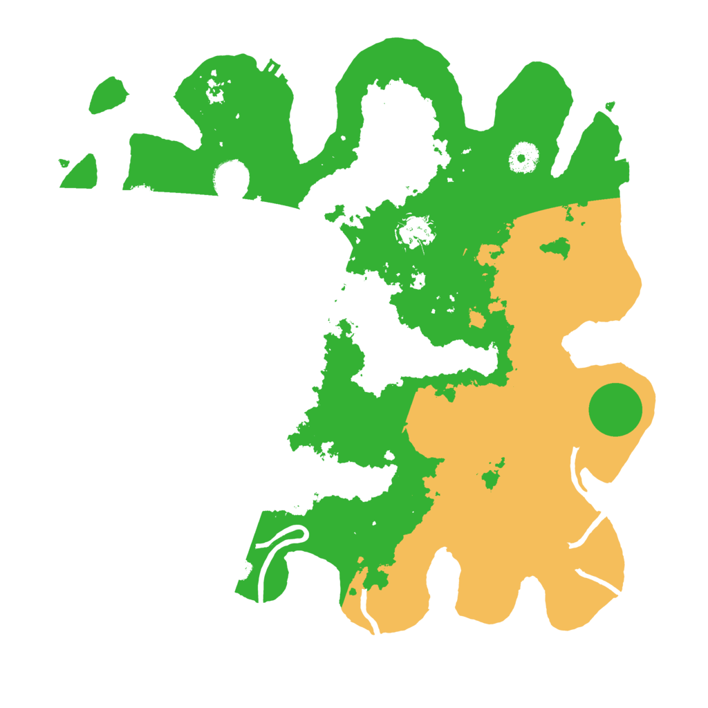 Biome Rust Map: Procedural Map, Size: 3500, Seed: 1611853116