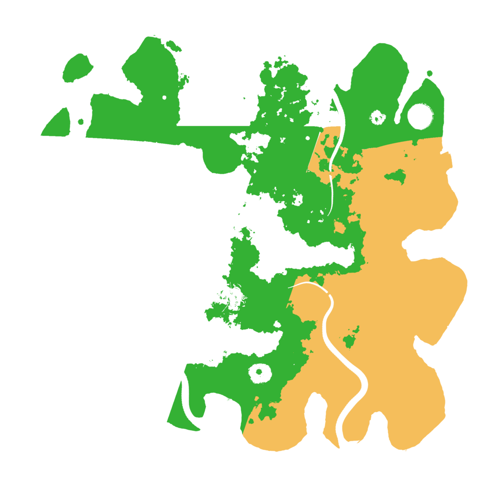 Biome Rust Map: Procedural Map, Size: 3500, Seed: 1611853116