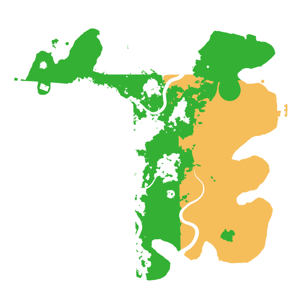 Biome Rust Map: Procedural Map, Size: 3600, Seed: 5839993