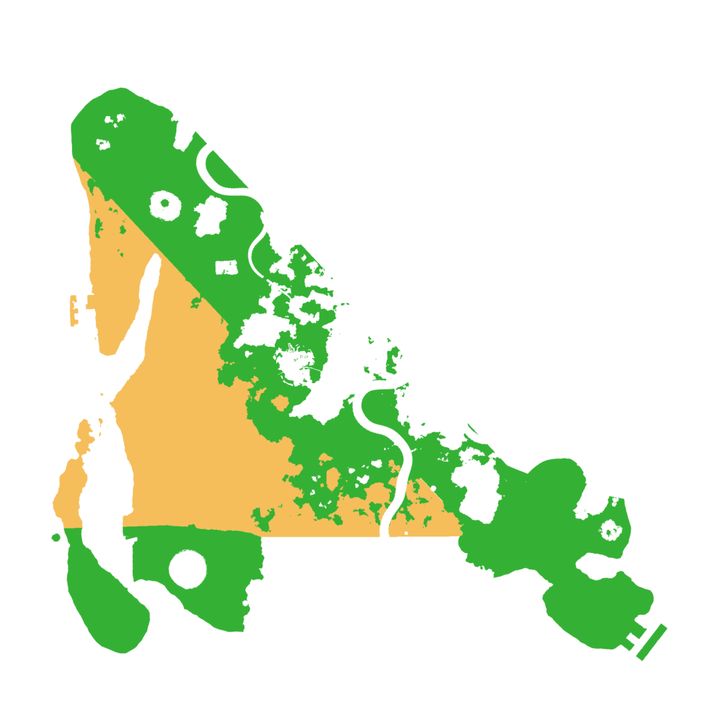 Biome Rust Map: Procedural Map, Size: 3500, Seed: 2063843834