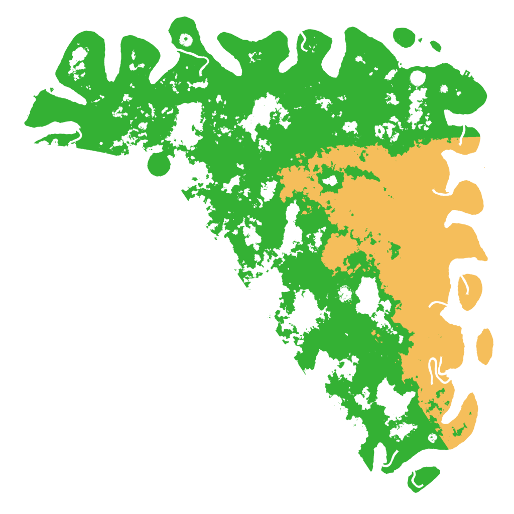 Biome Rust Map: Procedural Map, Size: 6000, Seed: 90848779