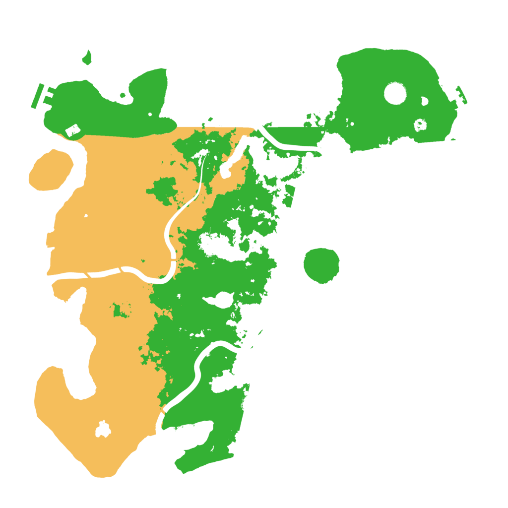 Biome Rust Map: Procedural Map, Size: 4000, Seed: 24334