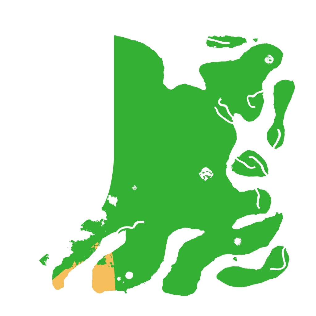 Biome Rust Map: Procedural Map, Size: 3700, Seed: 765254