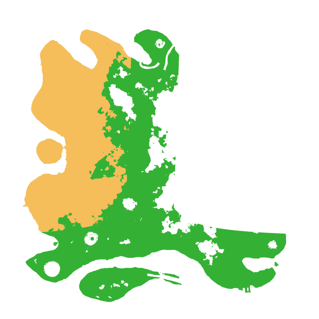 Biome Rust Map: Procedural Map, Size: 3600, Seed: 29295186