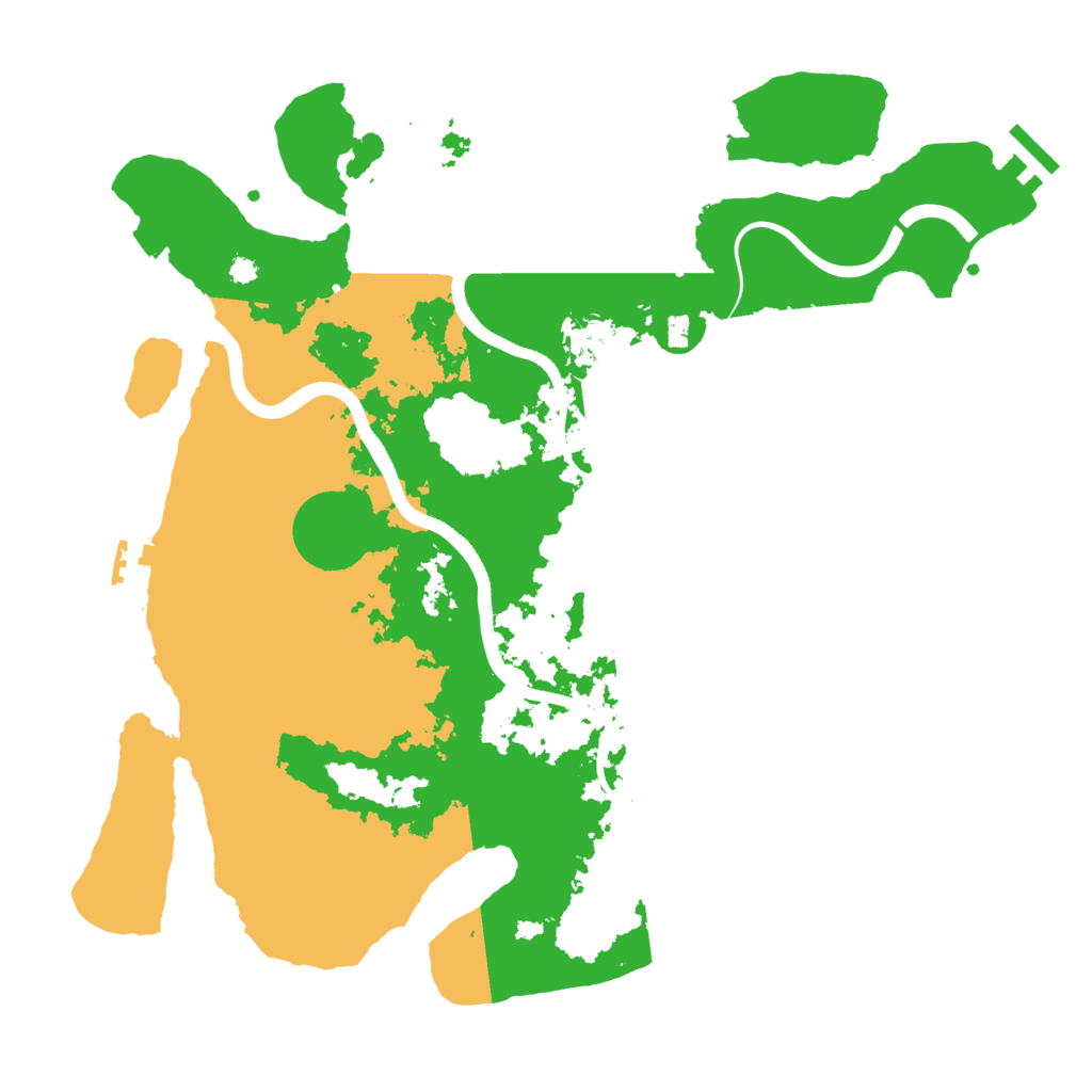 Biome Rust Map: Procedural Map, Size: 3650, Seed: 1944935701