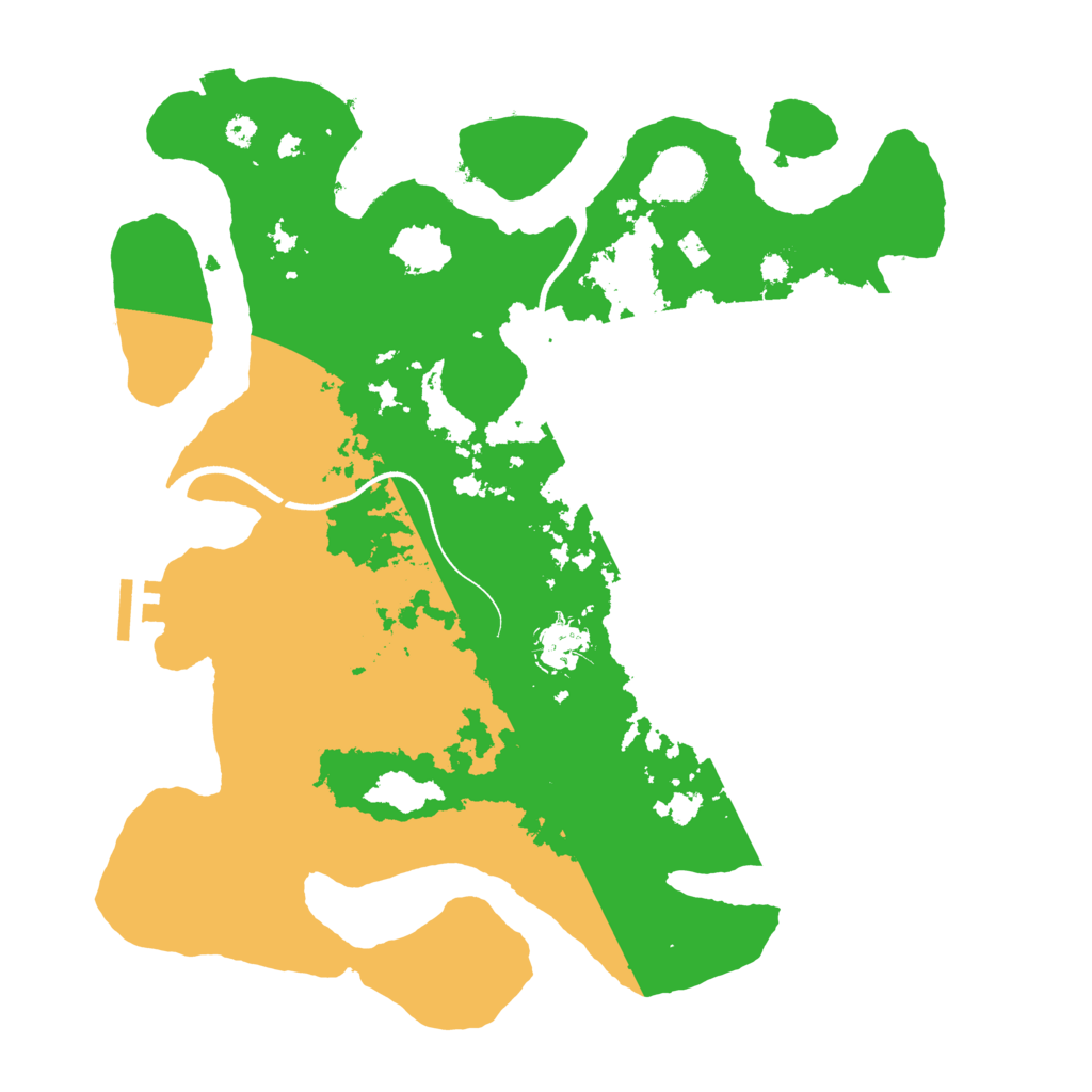 Biome Rust Map: Procedural Map, Size: 3600, Seed: 1065964588