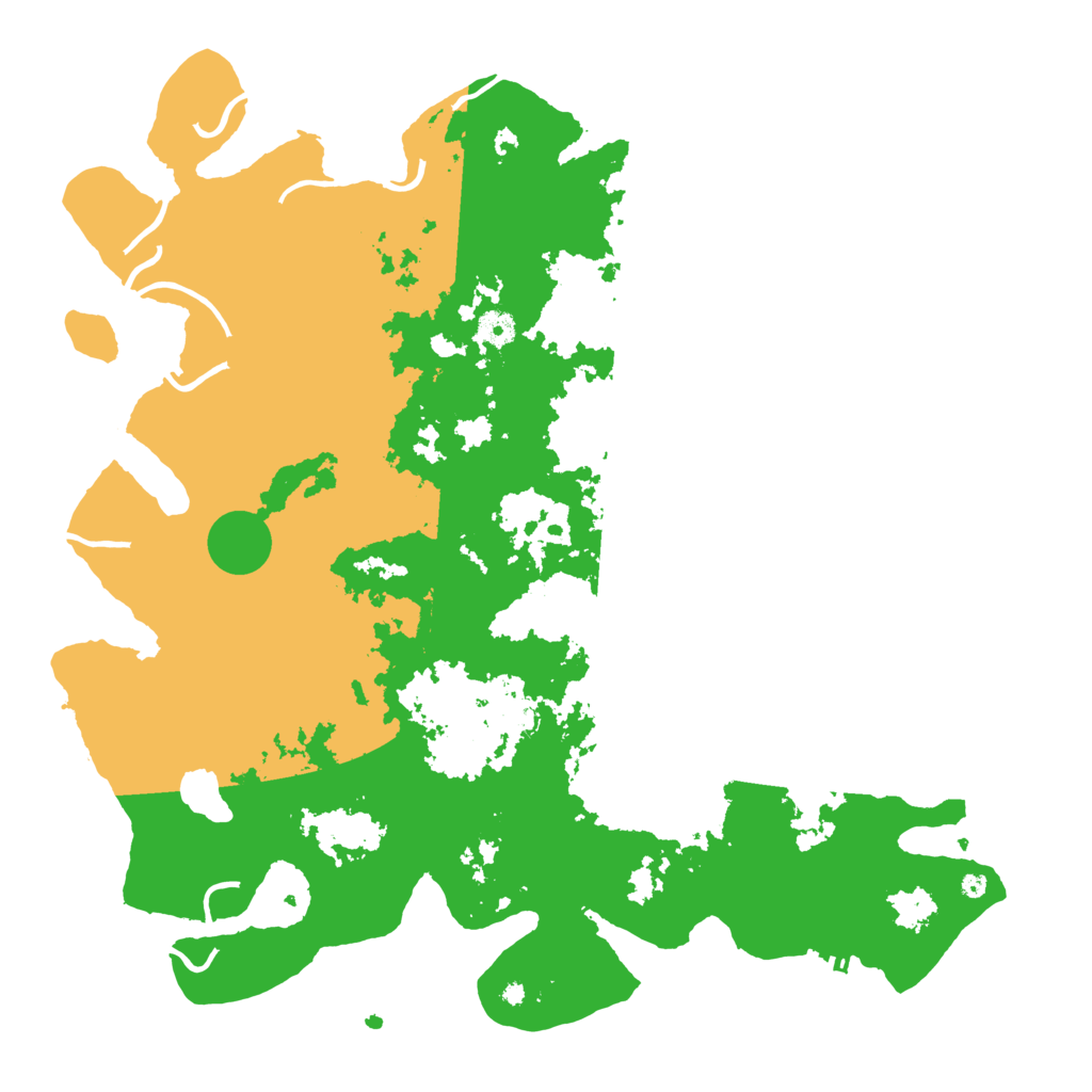 Biome Rust Map: Procedural Map, Size: 4500, Seed: 48618