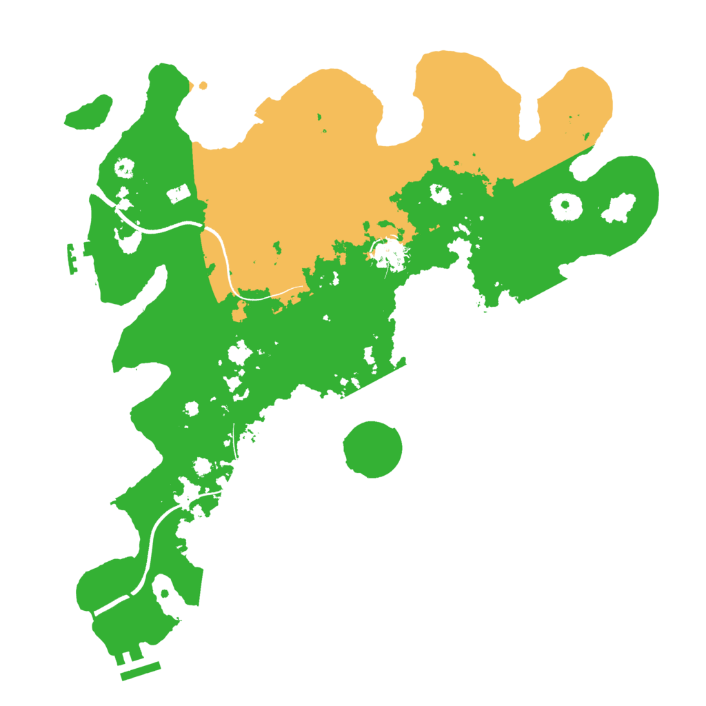 Biome Rust Map: Procedural Map, Size: 3500, Seed: 1122394378