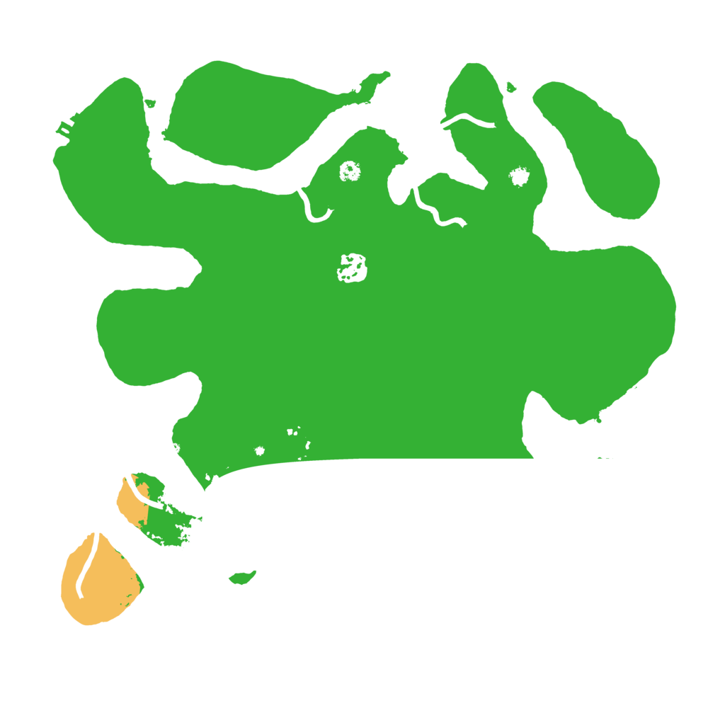 Biome Rust Map: Procedural Map, Size: 3500, Seed: 1329150892