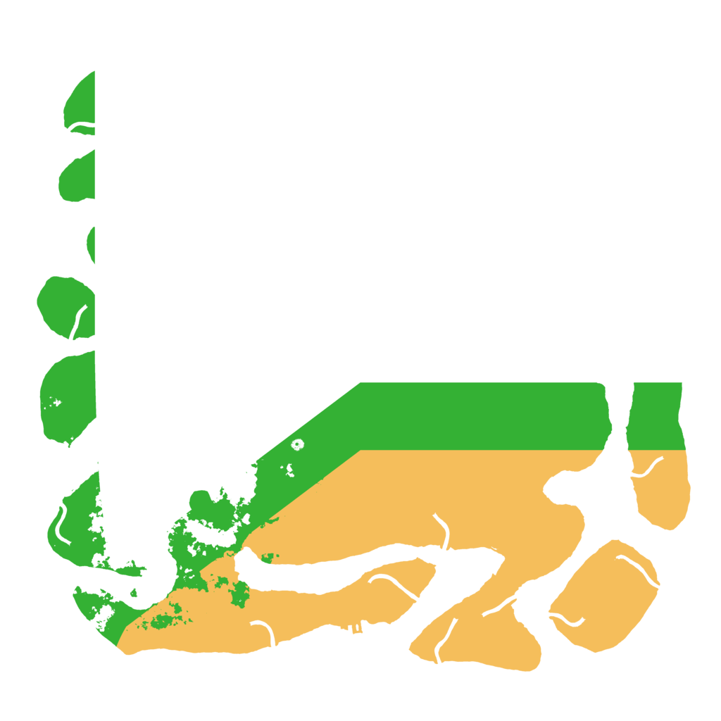 Biome Rust Map: Procedural Map, Size: 4500, Seed: 1299692588