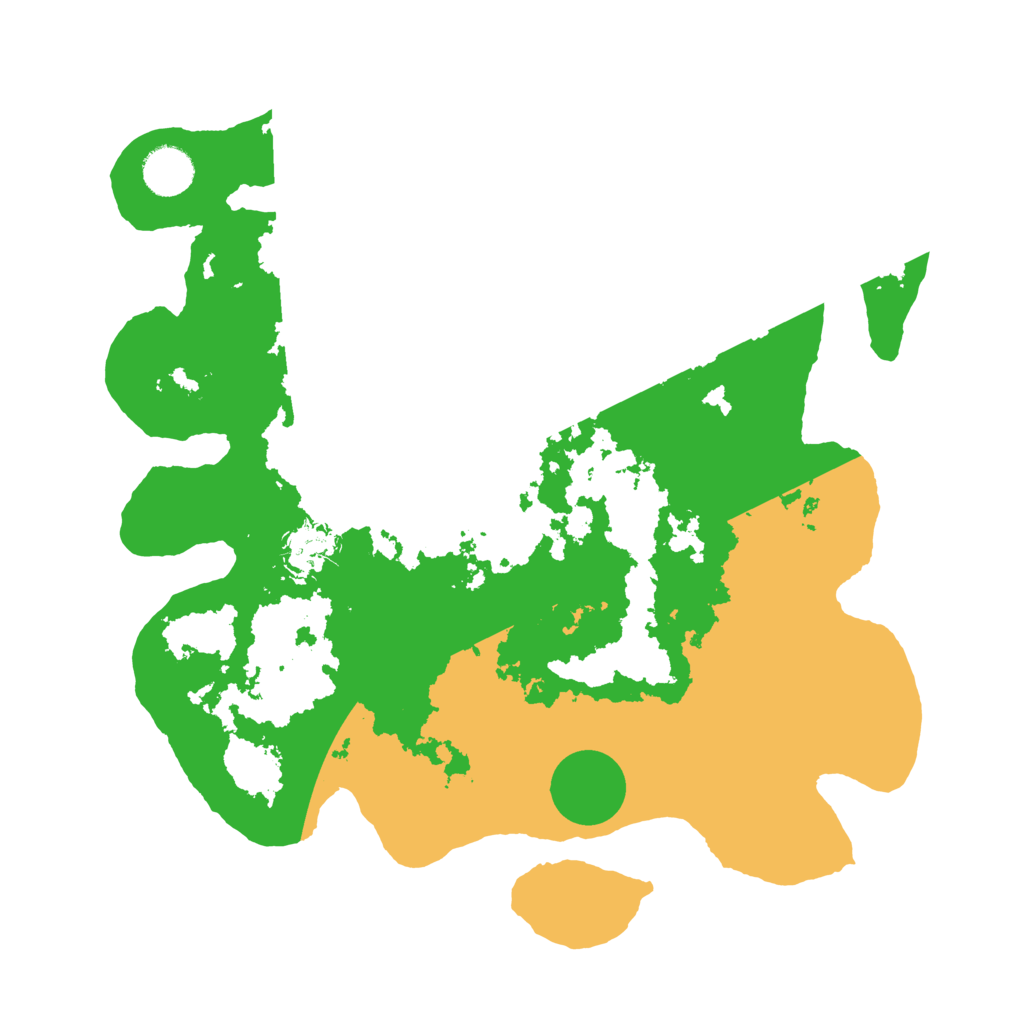 Biome Rust Map: Barren, Size: 3600, Seed: 62