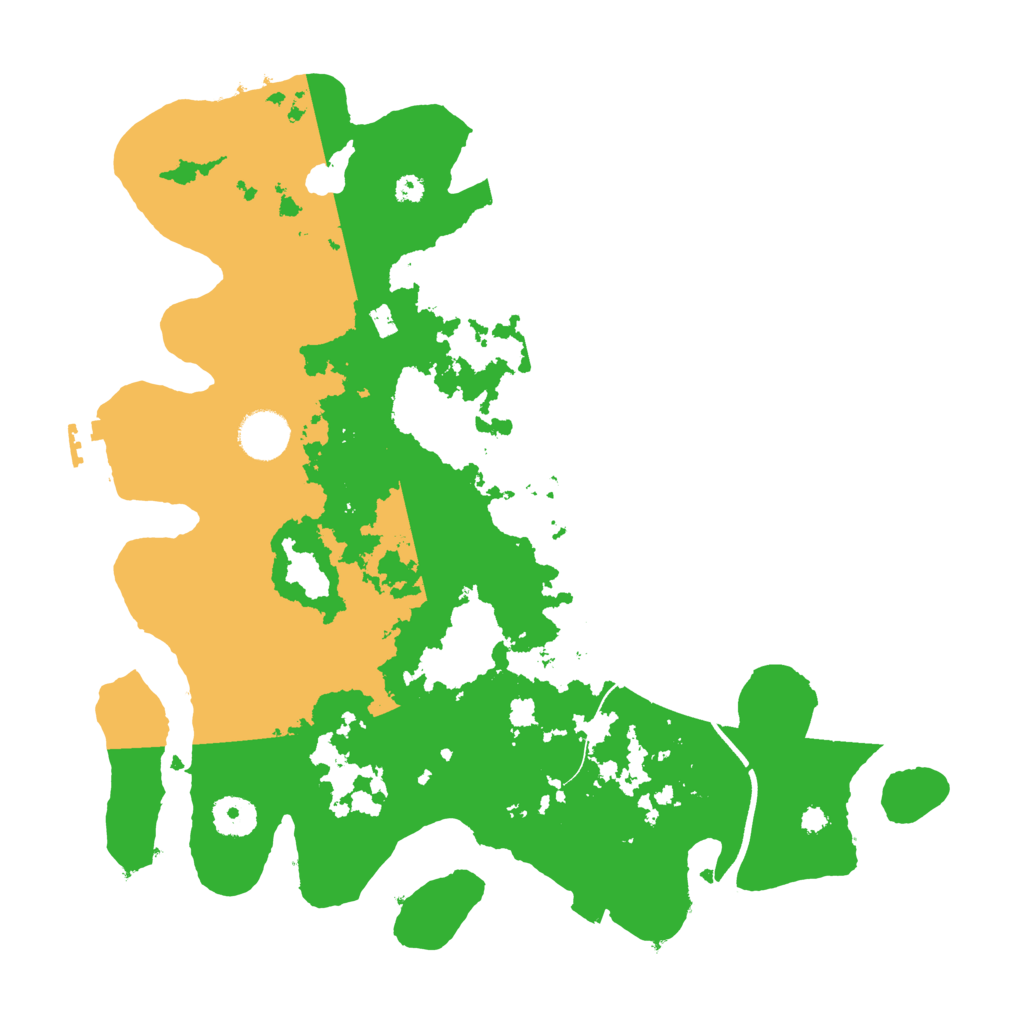 Biome Rust Map: Procedural Map, Size: 3600, Seed: 1835133602