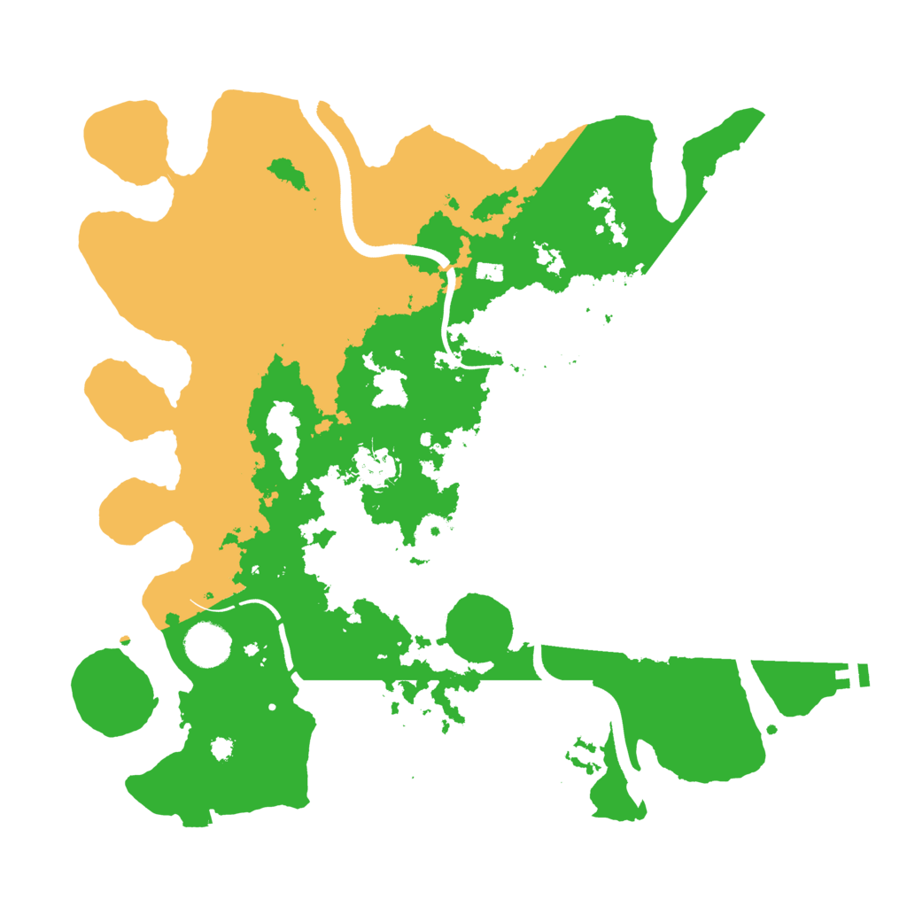Biome Rust Map: Procedural Map, Size: 3600, Seed: 1764157044