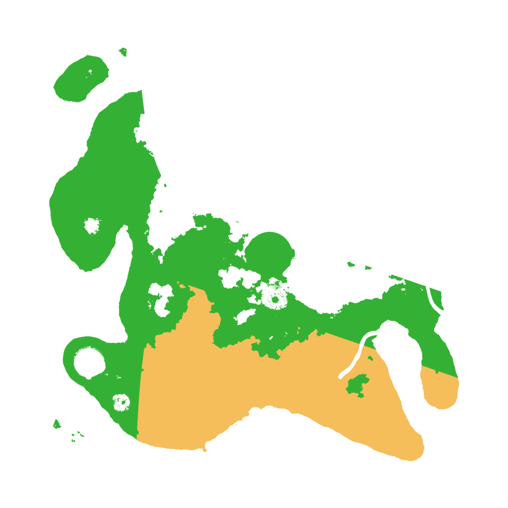 Biome Rust Map: Procedural Map, Size: 3000, Seed: 7184