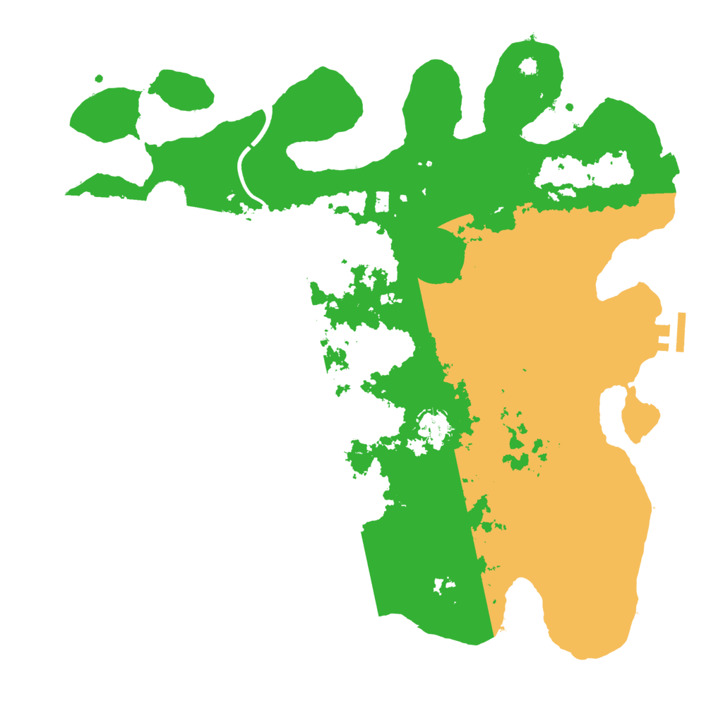 Biome Rust Map: Procedural Map, Size: 3700, Seed: 894865854