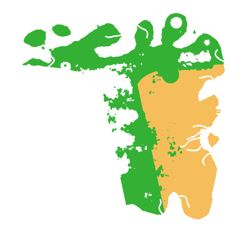 Biome Rust Map: Procedural Map, Size: 3700, Seed: 894865854