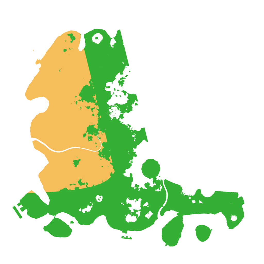 Biome Rust Map: Procedural Map, Size: 3850, Seed: 381815207