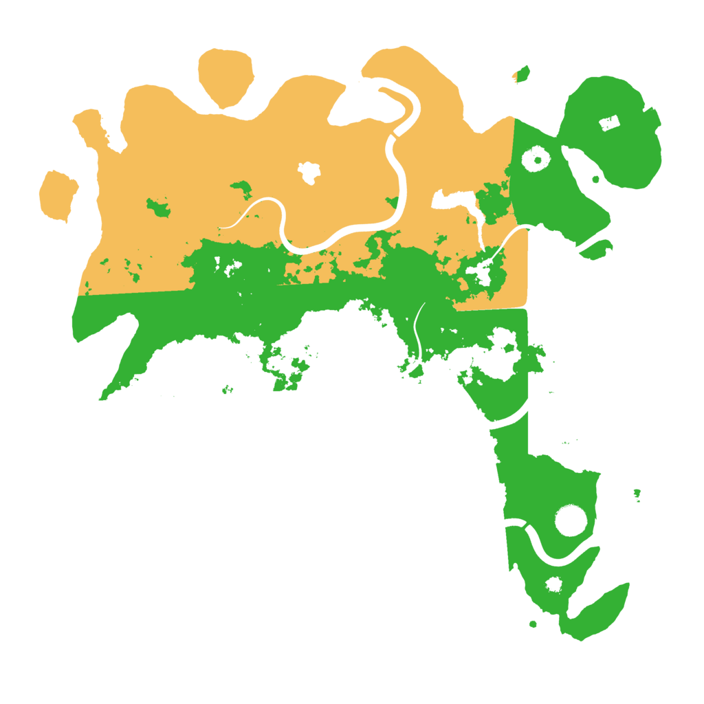 Biome Rust Map: Procedural Map, Size: 4000, Seed: 44882211