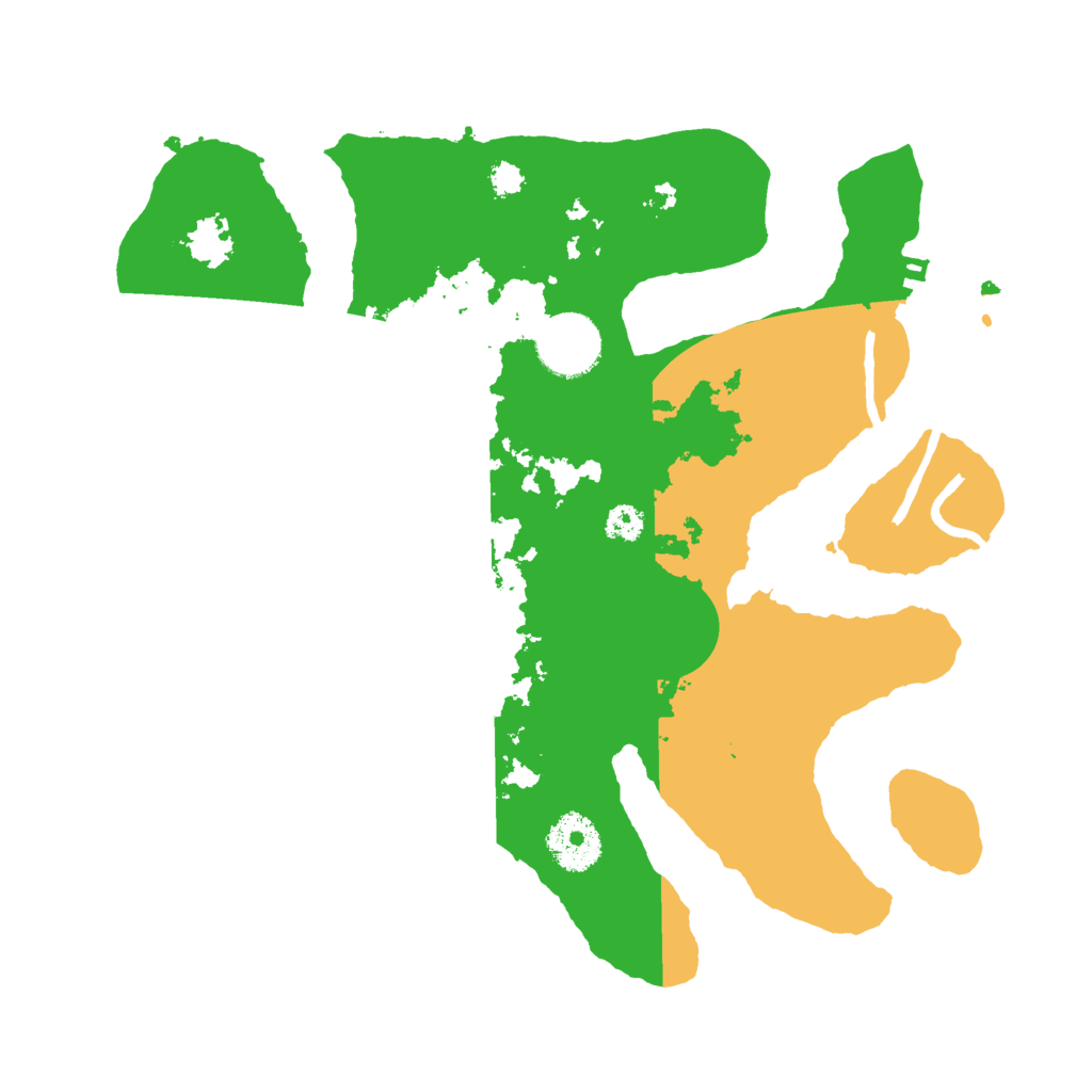 Biome Rust Map: Procedural Map, Size: 3000, Seed: 37527633