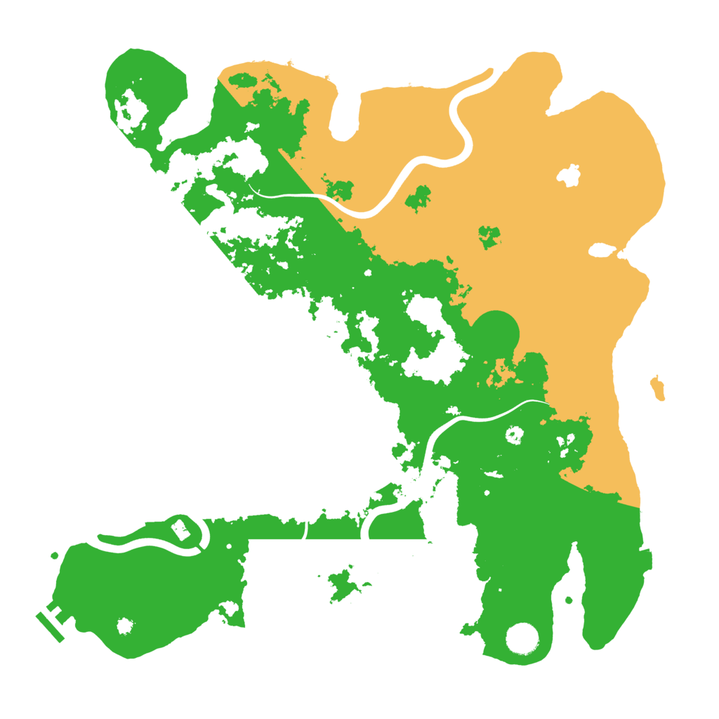 Biome Rust Map: Procedural Map, Size: 4000, Seed: 79205619