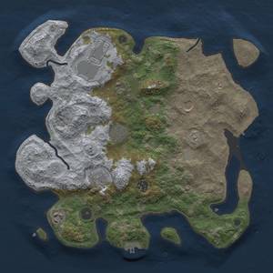 Thumbnail Rust Map: Procedural Map, Size: 3600, Seed: 898526147, 14 Monuments