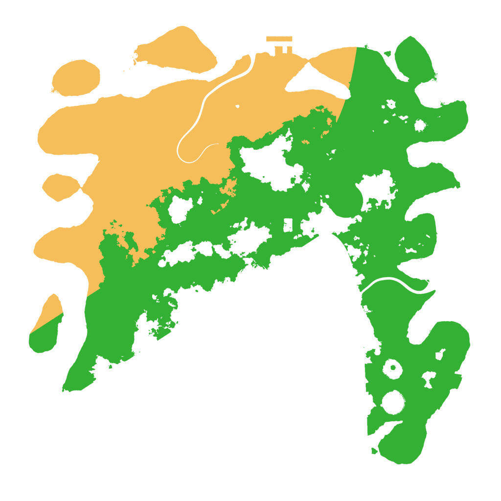 Biome Rust Map: Procedural Map, Size: 3900, Seed: 2121212121