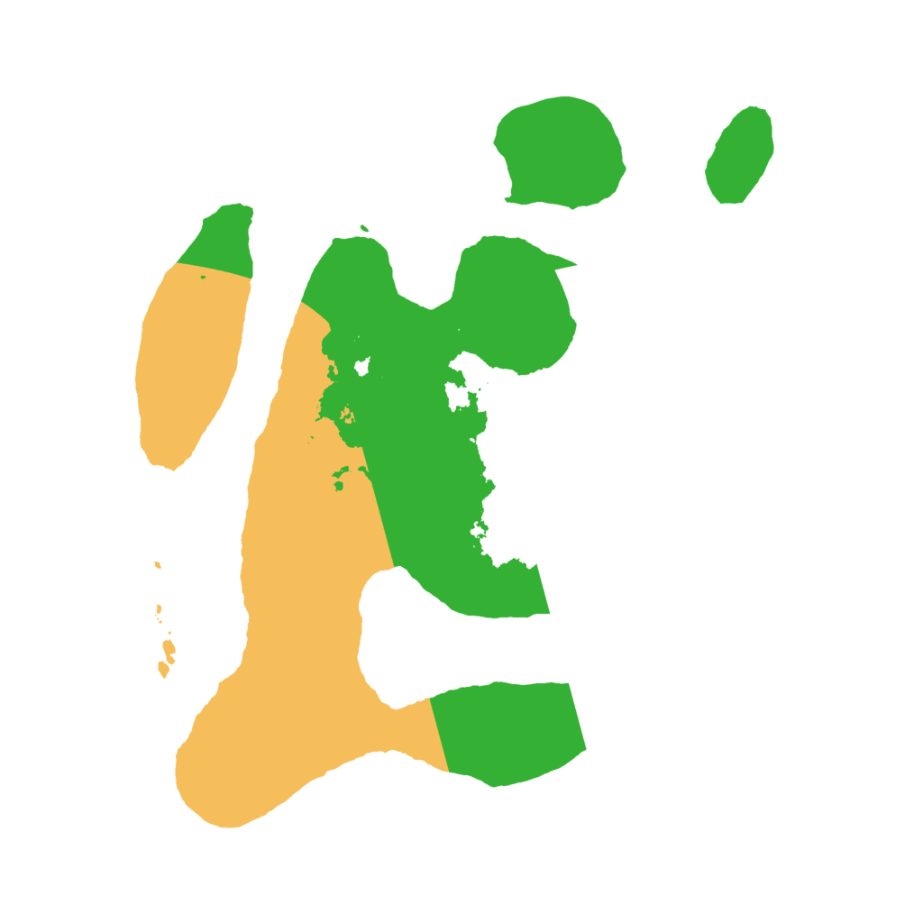 Biome Rust Map: Barren, Size: 2300, Seed: 245