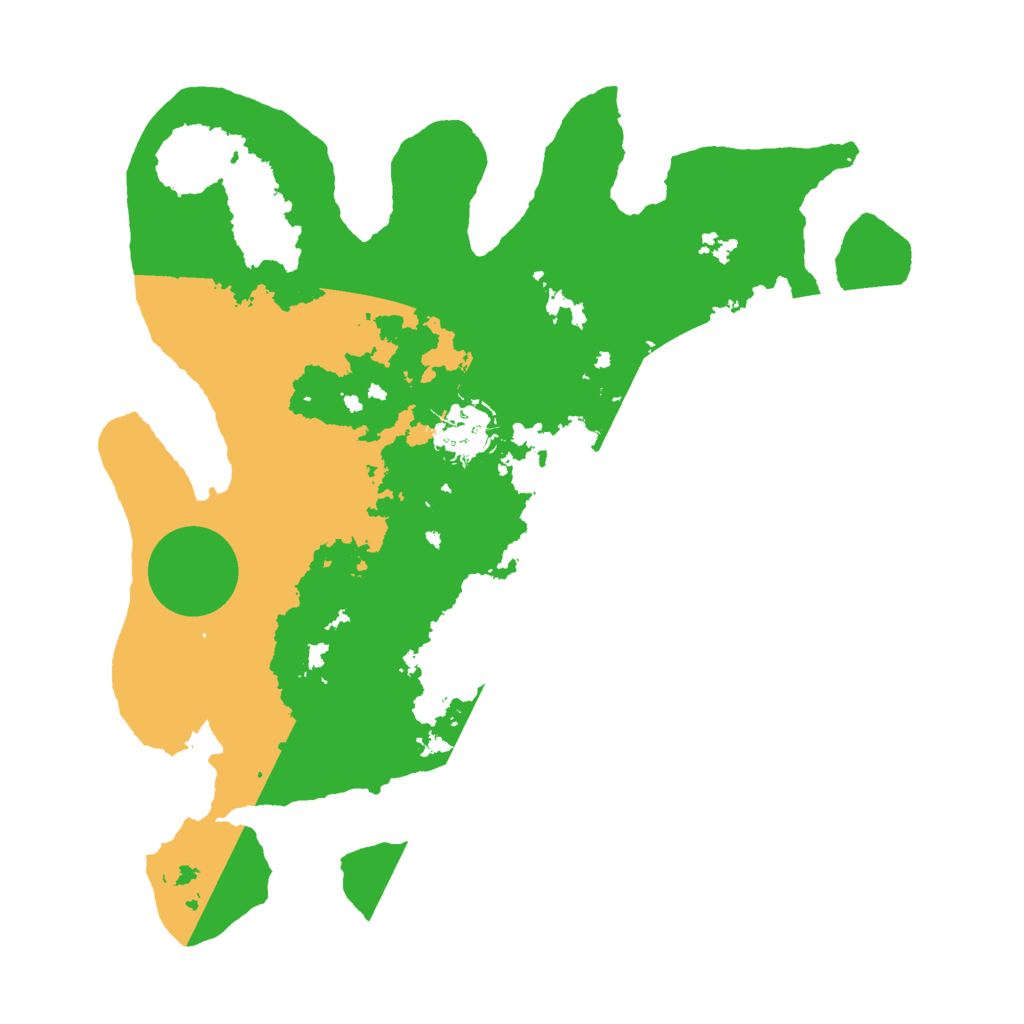 Biome Rust Map: Barren, Size: 3000, Seed: 10