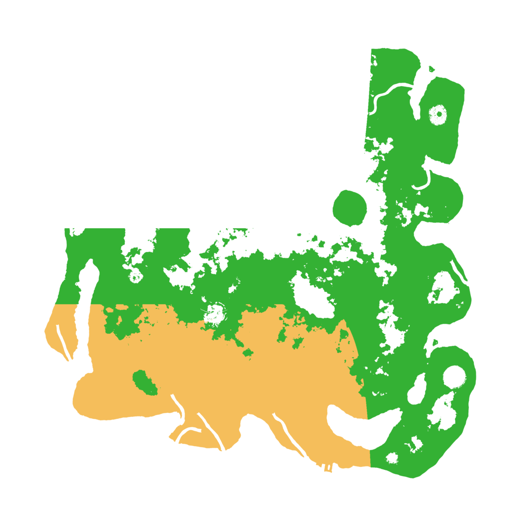 Biome Rust Map: Procedural Map, Size: 4000, Seed: 80280060
